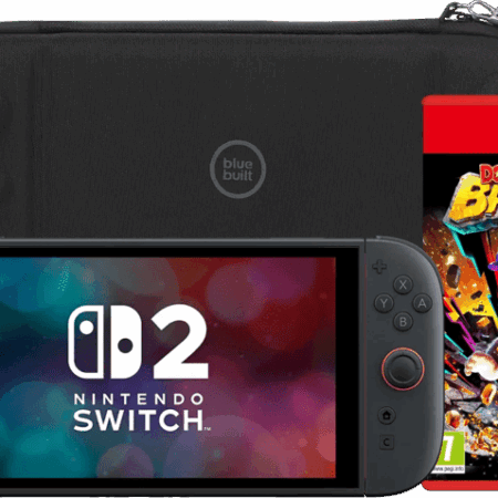 Nintendo Switch 2 + Donkey Kong Bananza + BlueBuilt Beschermhoes