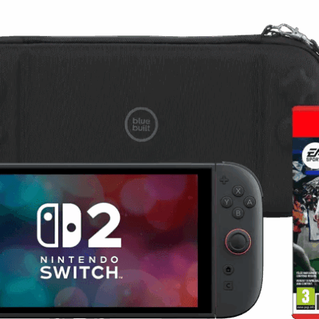Nintendo Switch 2 + EA Sports FC 26 + BlueBuilt Beschermhoes