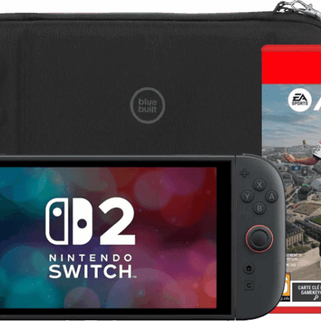 Nintendo Switch 2 + EA Sports FC 27 + BlueBuilt Beschermhoes