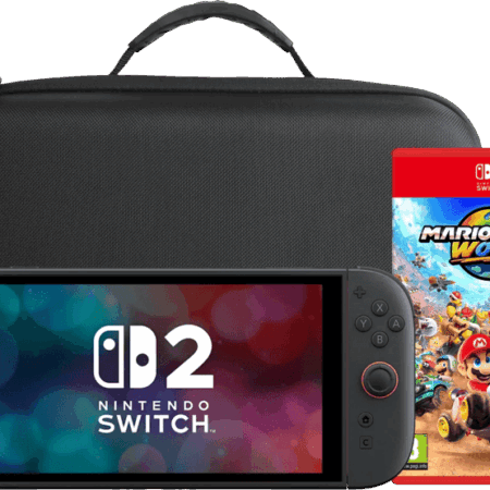 Nintendo Switch 2 + Mario Kart World + BlueBuilt Travel Case