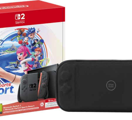 Nintendo Switch 2 + Nintendo Switch Sports Resort + BlueBuilt Beschermhoes