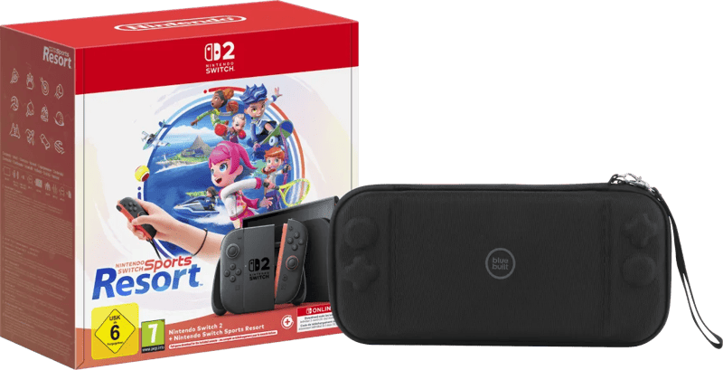 Nintendo Switch 2 + Nintendo Switch Sports Resort + BlueBuilt Beschermhoes