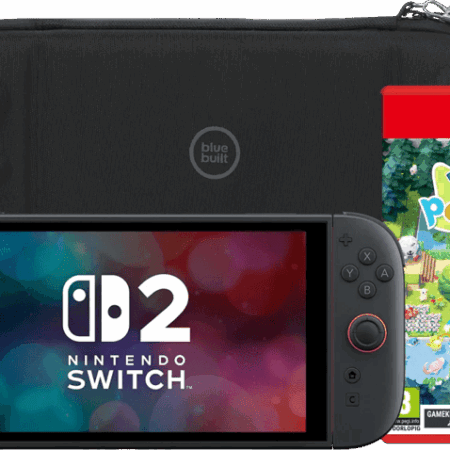 Nintendo Switch 2 + Pokémon Pokopia + BlueBuilt Beschermhoes