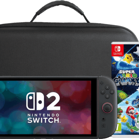 Nintendo Switch 2 + Super Mario Galaxy 1+2 + BlueBuilt Travelcase