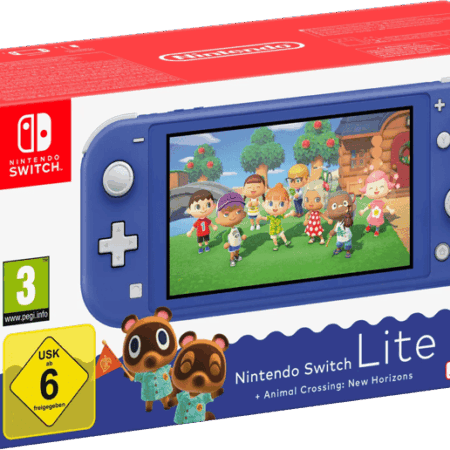 Nintendo Switch Lite Animal Crossing New Horizons Editie Blauw