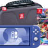 Nintendo Switch Lite Blauw + Mario Kart 8 Deluxe + Bigben Beschermtas