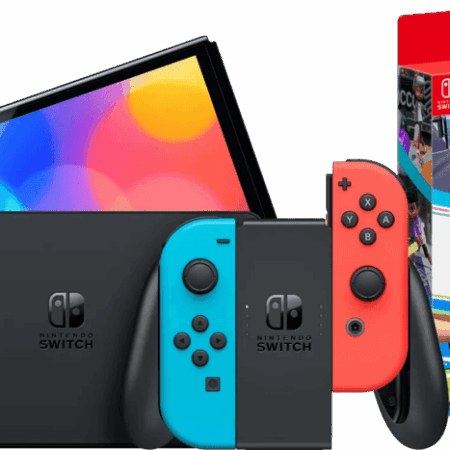 Nintendo Switch OLED Blauw/Rood + Nintendo Switch Sports