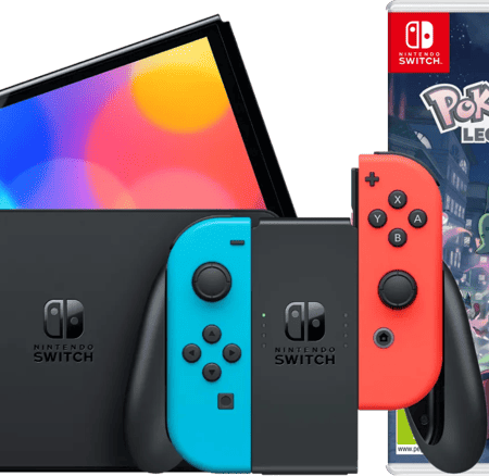 Nintendo Switch OLED Blauw/Rood + Pokémon Legends: Z-A