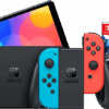 Nintendo Switch OLED Blauw/Rood + Super Mario Galaxy 1+2