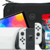 Nintendo Switch OLED Wit + Nintendo Switch Sports + BlueBuilt Beschermhoes
