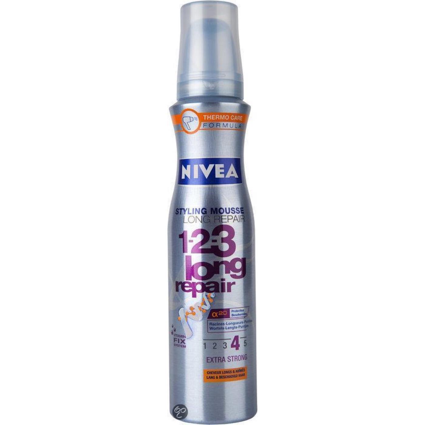 Nivea Styling Mousse long repair 4 150ml | Nivea