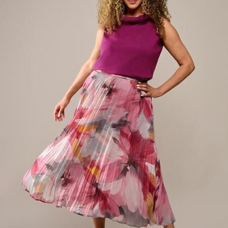 Norita Plisse Rok Multi Maxi