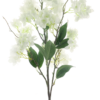 Wild hydrangea spray white 90cm
