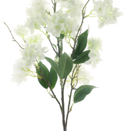 Wild hydrangea spray white 90cm