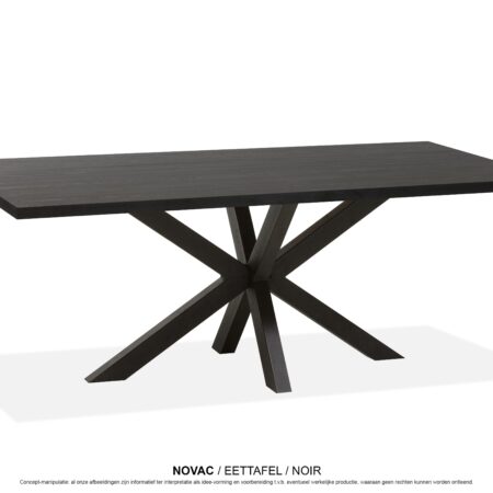 Novac eetkamer tafel 220 x 100 cm lamulux