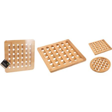 Onderzetter bamboe fsc 20x20cm | Excellent Houseware