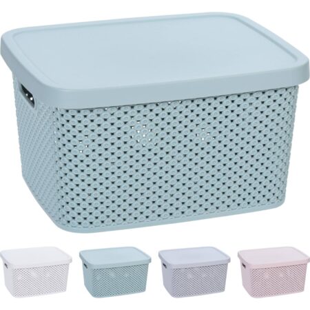 Opbergdoos met deksel 4ass kl | Storage Solutions