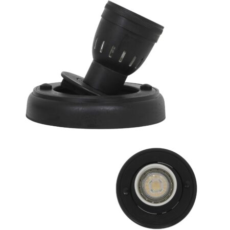 Opbouwspot Troy Antiek Zwart