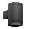 Optica Up en Down Muurlamp Zwart Met LED