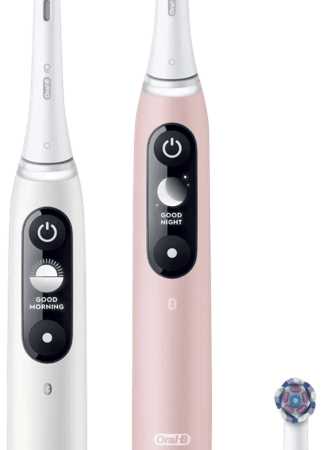 Oral-B iO Series 6N Duo Pack Wit + Roze