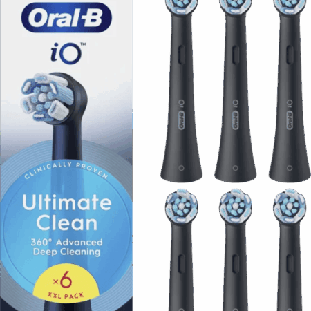 Oral-B iO Ultimate Clean Zwart (6 stuks)