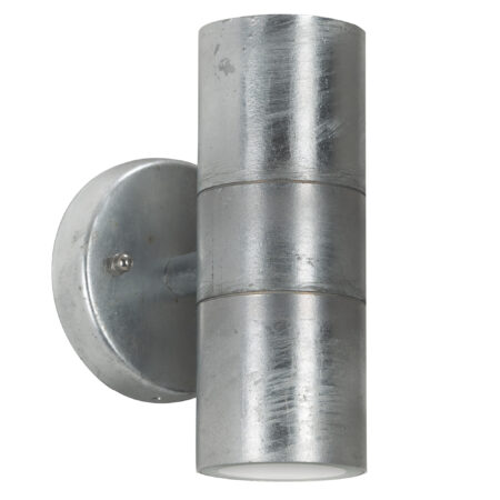 Orbis Up en Down Muurlamp Zink met LED