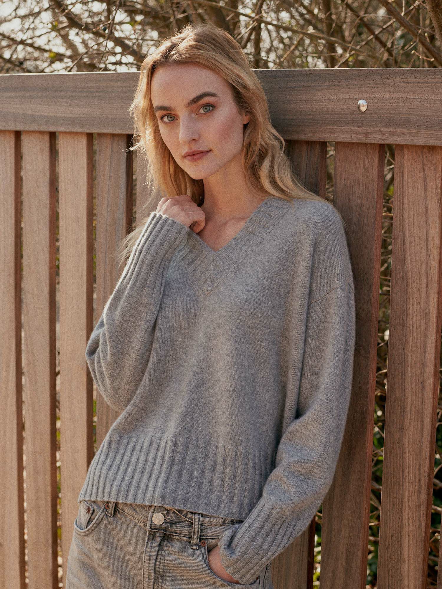 Organische kasjmier sweater - zacht