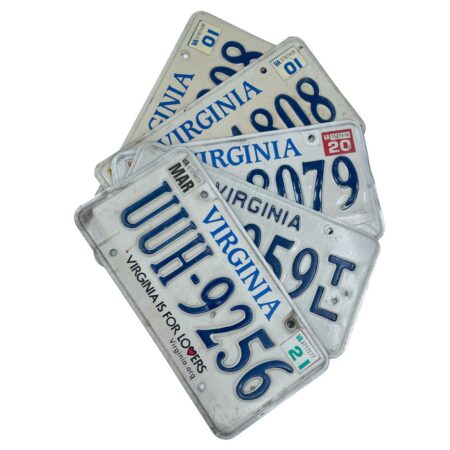 Original Virginia USA License Plate - 1 RANDOM | The Dutch Pickers