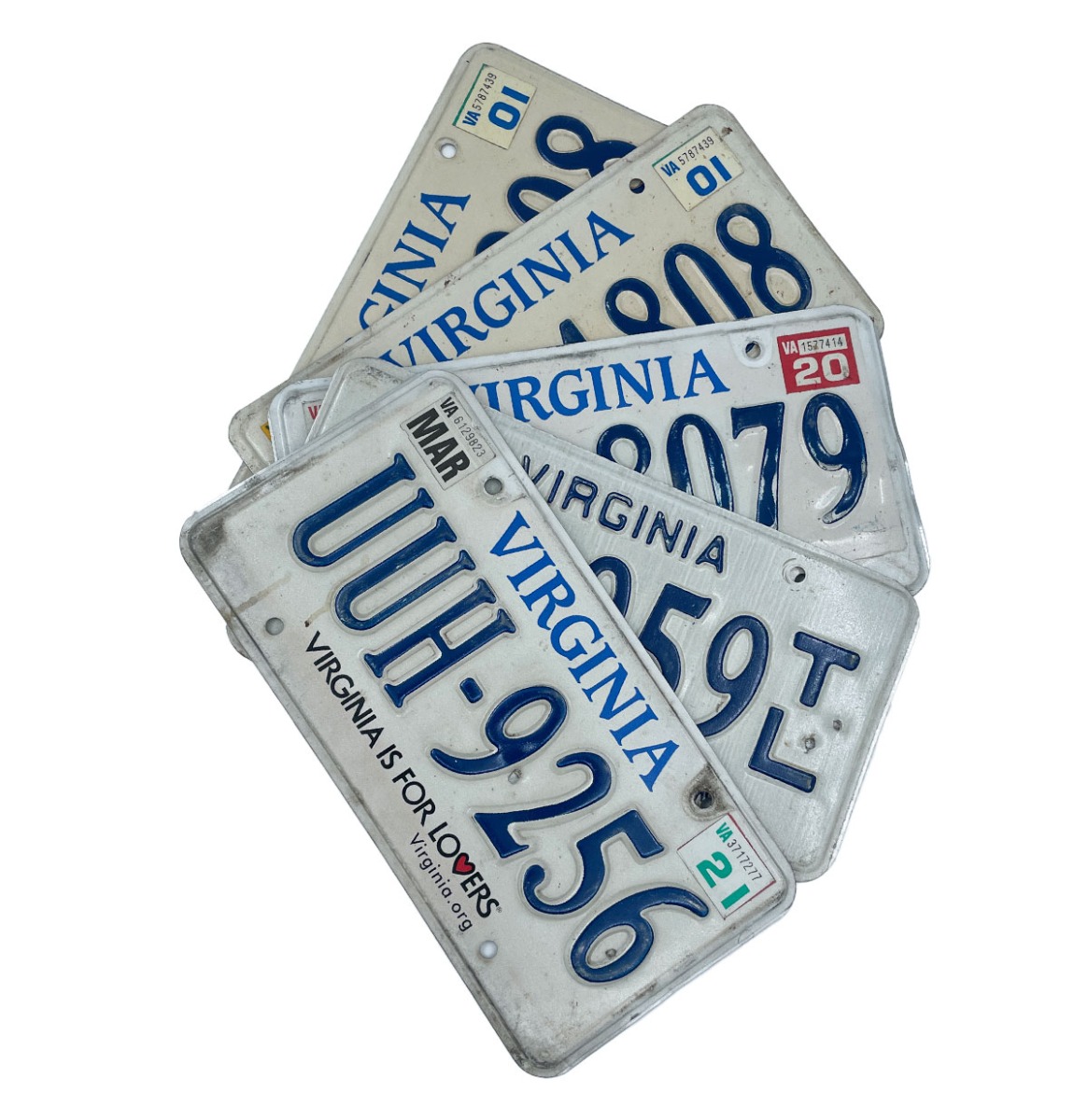 Original Virginia USA License Plate - 1 RANDOM | The Dutch Pickers