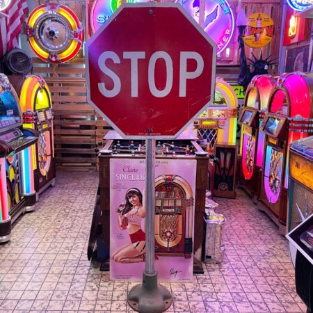 Origineel City of Chicago STOP-bord - Dubbelzijdig op Originele Paal & Voet - 190 cm | The Dutch Pickers