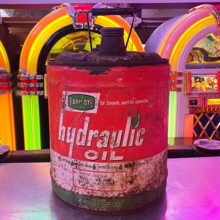 Origineel Vintage Farm-Oyl Hydraulic Olieblik - USA | The Dutch Pickers