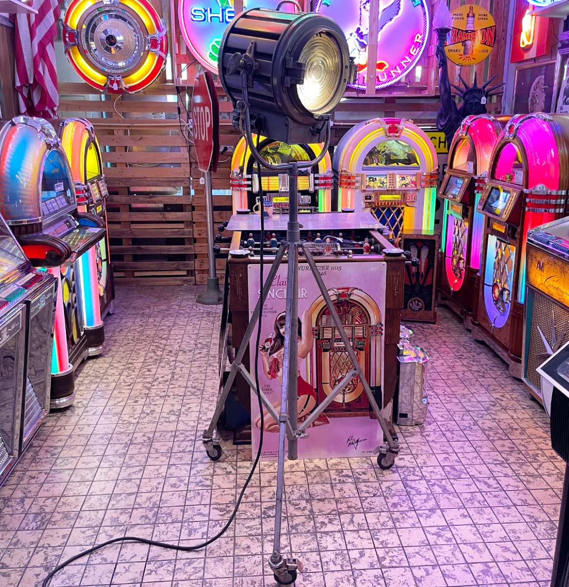 Originele Mole-Richardson Filmlamp London - Vintage Studiospot | The Dutch Pickers