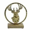 Ornament hert L goud