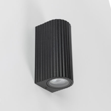 Oscar Up en Down Muurlamp Zwart