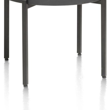 Ostrava salontafel rond 54 cm. - met omkeerbaar blad
