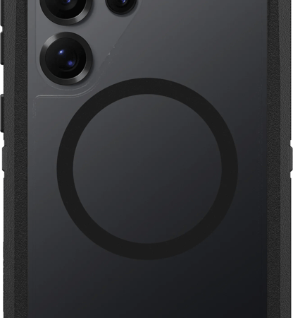 OtterBox Defender Samsung Galaxy S25 Ultra Back Cover met Magneet Transparant Zwarte Rand