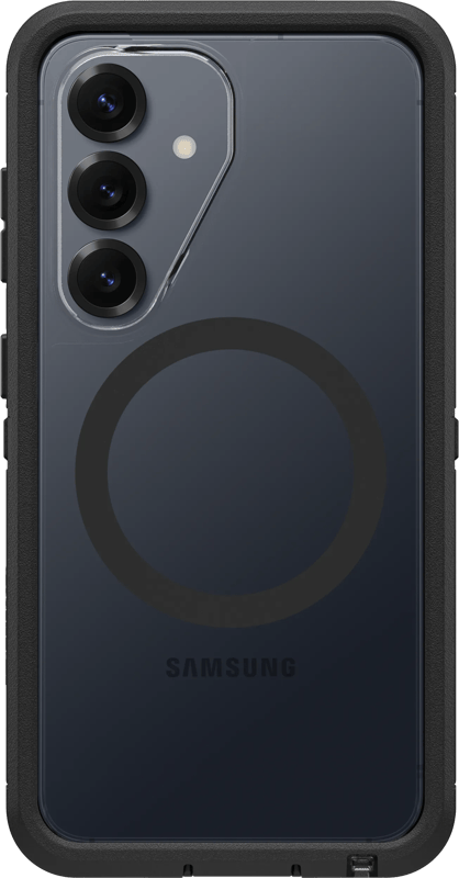 OtterBox Defender Samsung Galaxy S26 Back Cover met Magneet Transparant Zwarte Rand