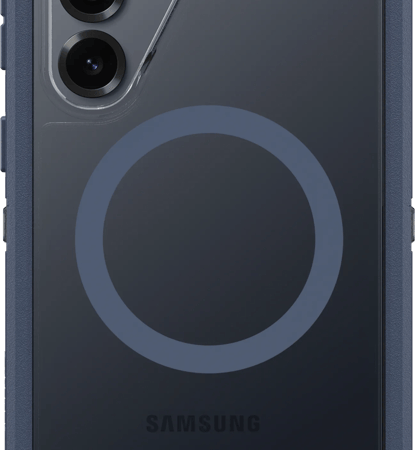 OtterBox Defender Samsung Galaxy S26 Plus Back Cover met Magneet Transparant Blauwe Rand