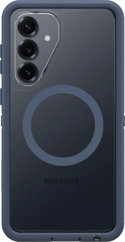 OtterBox Defender Samsung Galaxy S26 Plus Back Cover met Magneet Transparant Blauwe Rand