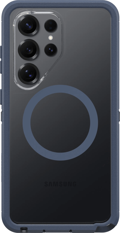 OtterBox Defender Samsung Galaxy S26 Ultra Back Cover met Magneet Transparant Blauwe Rand