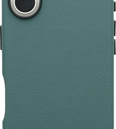 OtterBox Symmetry Apple iPhone 16 Back Cover met MagSafe Magneet Leer Groen