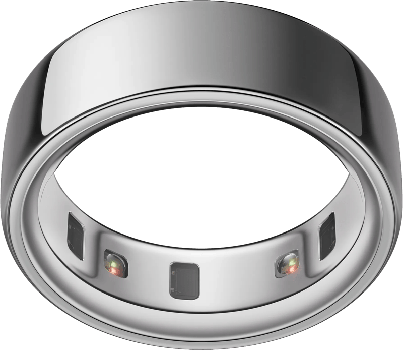 Oura Ring 4 Maat 10 Zilver