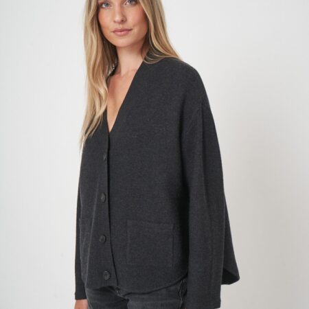 Oversized vest van extra fijne merinowol - comfort & klasse