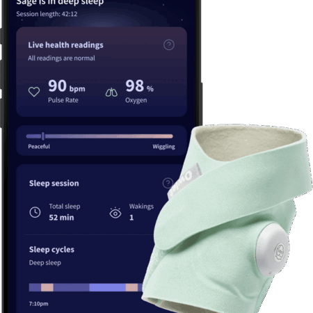 Owlet Dream Sock Mint OW-DS-MI