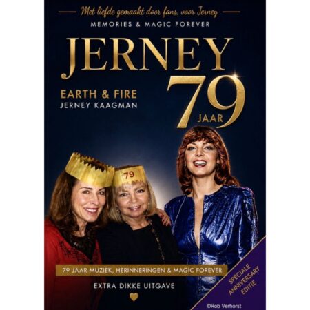 PRE-ORDER: Jerney Kaagman 79 Speciale Editie Earth & Fire Boek (Nederlands) - LEVERING MEDIO SEPTEMBER 2026 | Bennies Fifties