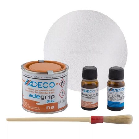 PVC reparatieset Adegrip Wit (rond Ø10cm) | Adeco