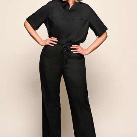 Paige Broek Zwart Maxi