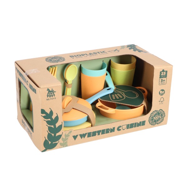 Pannenset Bioplastic 25-Delig |