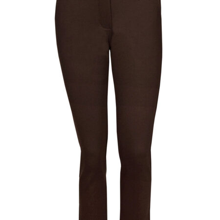 Pantalon Elise Stretch Donkerbruin