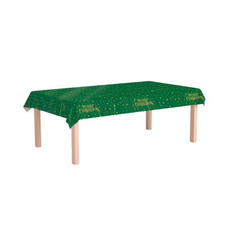 Tafelkleed kerst 137x274cm groen